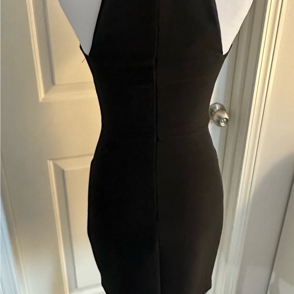 River Island Black Tuxedo Wrap Dress - Picture 3 of 7
